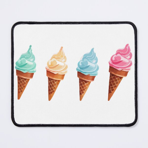 Item preview, Pastel Dream: A Whimsical Ice Cream Cone designed and sold by CrazySweets.
