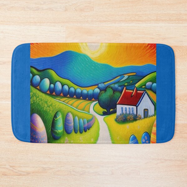 Item preview, Osterland Idyll digital art based on VanGogh - expressionistically happy designed and sold by kikidu21.