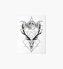 Triple goddess and horned god Art Board