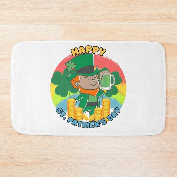 Item preview, Happy St Patrick's Day - Cute Leprechaun Design - White Background designed and sold by TGAL2.