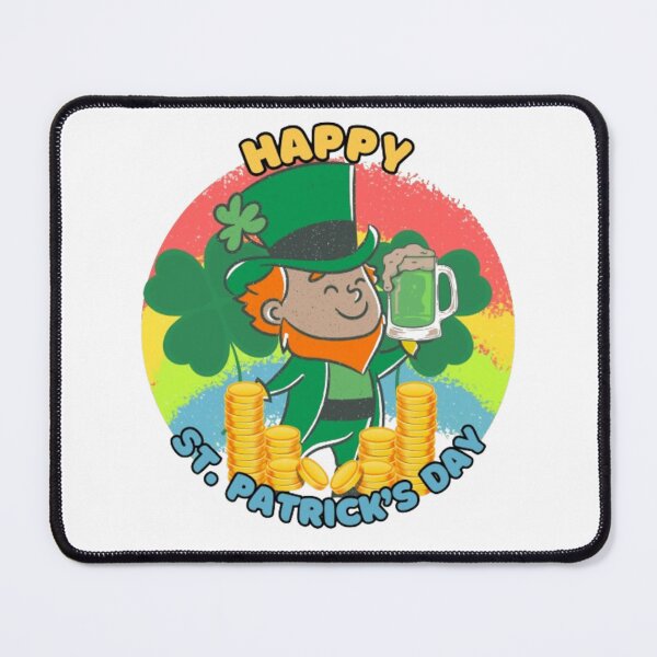 Item preview, Happy St Patrick's Day - Cute Leprechaun Design - White Background designed and sold by TGAL2.