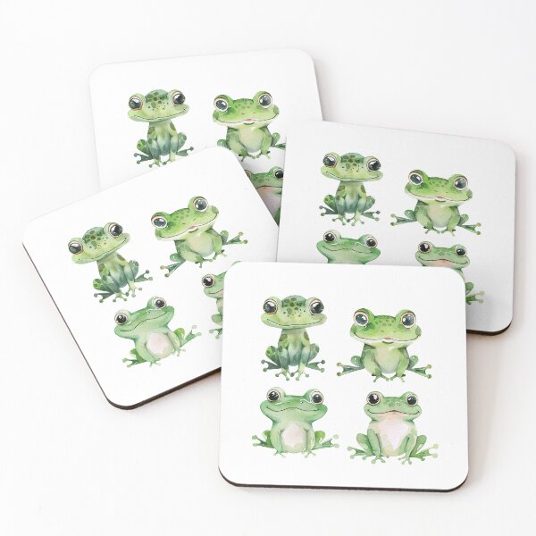 Item preview, Watercolor frogs pack | Frogs set | Watercolor toad | Frogs sheet | Toads set 2 designed and sold by Yaremchuk.