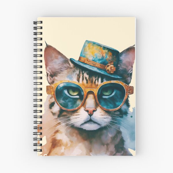 Item preview, Cat in Cap: Meowtastic Style designed and sold by Taans-Creation.