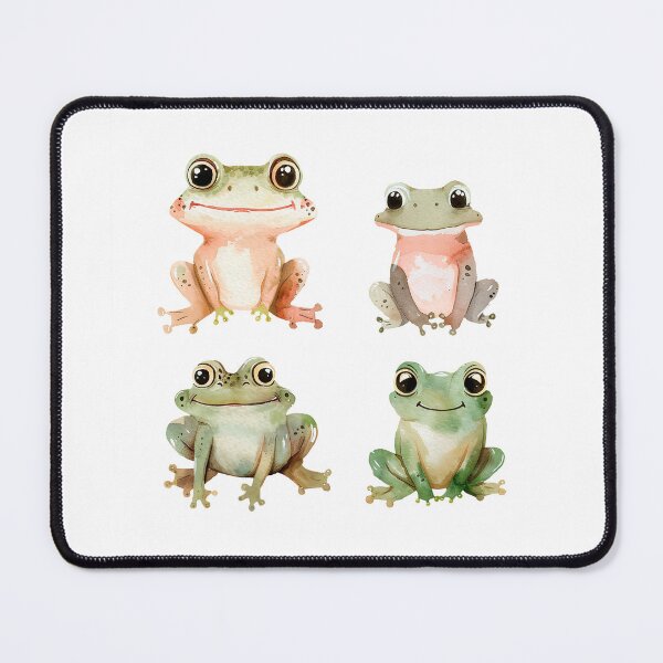 Item preview, Watercolor frogs pack | Frogs set | Watercolor toad | Frogs sheet | Toads set 3 designed and sold by Yaremchuk.