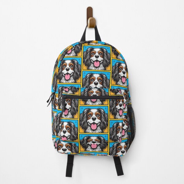 Item preview, Tri Colour King Charles Cavalier Spaniel Pop Art designed and sold by FunnehGacha.