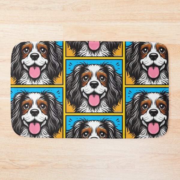 Item preview, Tri Colour King Charles Cavalier Spaniel Pop Art designed and sold by FunnehGacha.