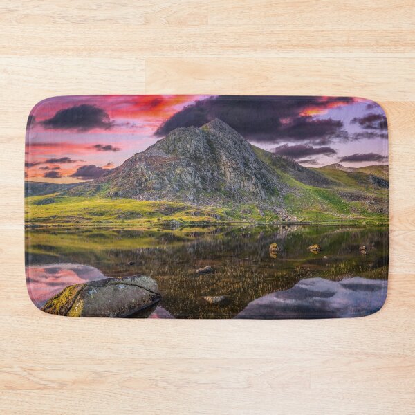 Item preview, Tryfan Mountain Lake Sunset designed and sold by AJEvans.