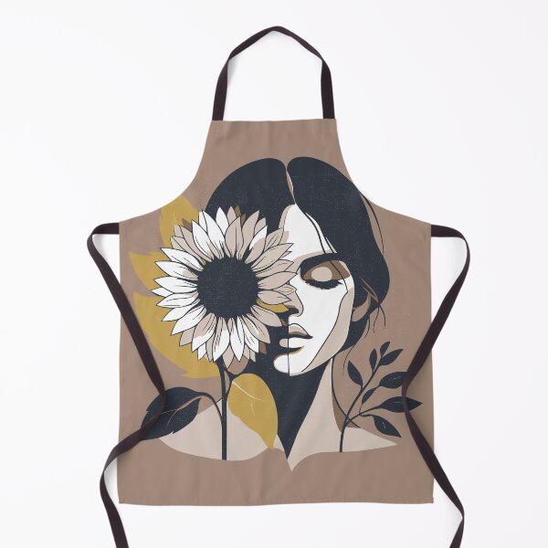 Item preview, Abstract Woman Flower Art, Modern Portrait with flowers, bold aesthetics. designed and sold by Radiant-R-art.