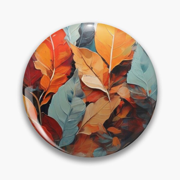 Item preview, high-end acrylic painting, modern style, autumn colors and patterns, double exposure, abstract layers on overlay, colorful, leaves, vector designed and sold by thima shop.