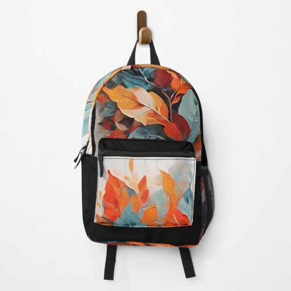 Item preview, high-end acrylic painting, modern style, autumn colors and patterns, double exposure, abstract layers on overlay, colorful, leaves, vector designed and sold by thima shop.