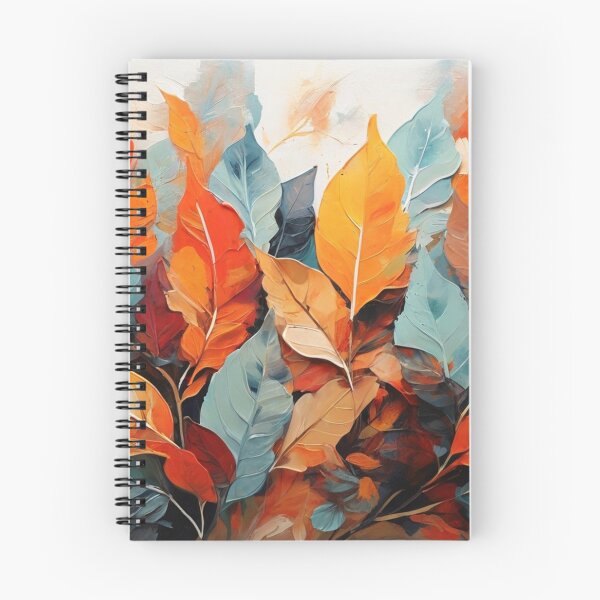 Item preview, high-end acrylic painting, modern style, autumn colors and patterns, double exposure, abstract layers on overlay, colorful, leaves, vector designed and sold by thima shop.