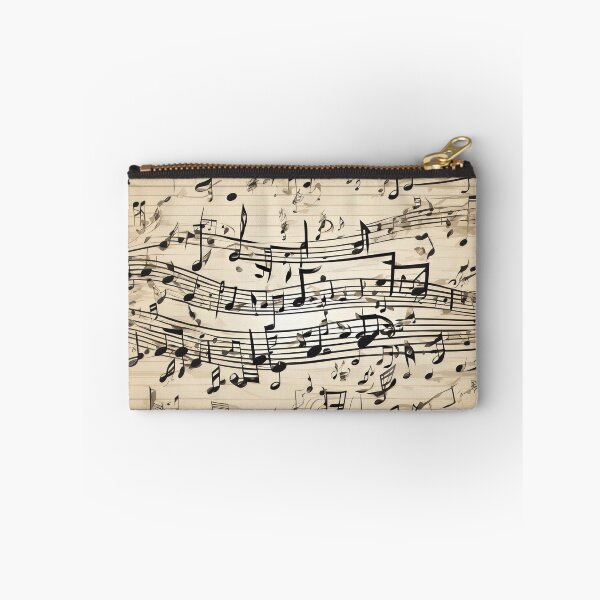 Item preview, Sweeping Musical Notes on a Vintage Paper Background designed and sold by Rostislav Bouda.