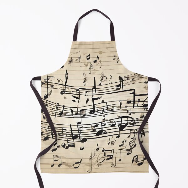 Item preview, Sweeping Musical Notes on a Vintage Paper Background designed and sold by Rostislav Bouda.