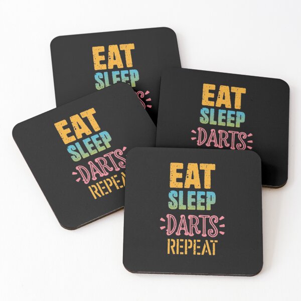 Item preview, Eat Sleep Darts Repeat designed and sold by CosmicFreedom9.