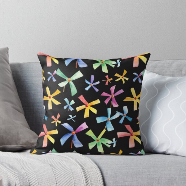 Item preview, Brightly colored ,windmills, drawn with graphics, watercolor style. designed and sold by Icon-Network.