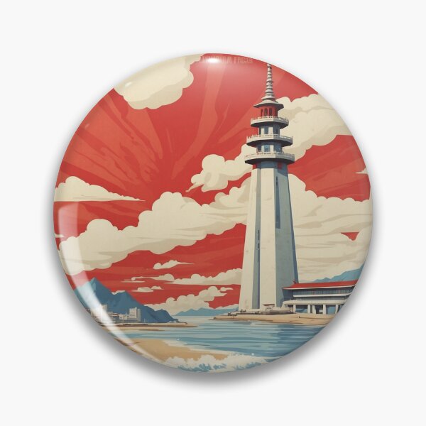 Item preview, Pohang South Korea Tourism Vintage Poster 2 designed and sold by TravelersGems.