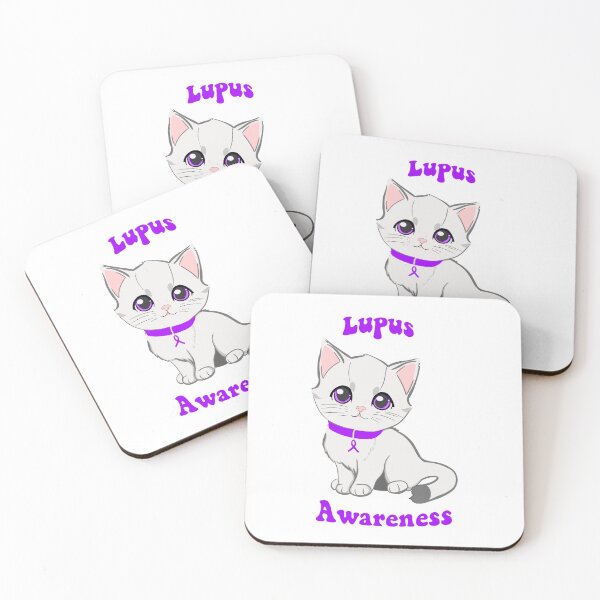 Item preview, Lupus Awareness Kitten designed and sold by annhuntdesign.