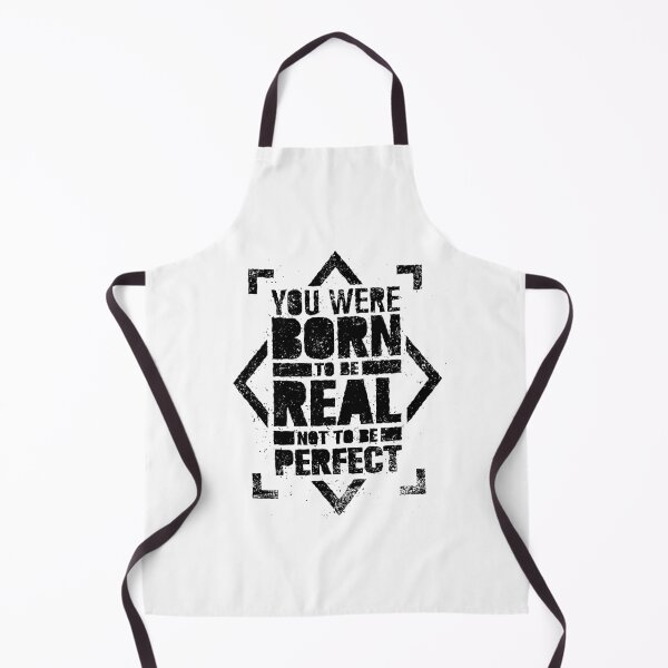 Item preview, Born to Be Real, Not Perfect: Typography Design in Bold Black designed and sold by DigitalGraphic1.