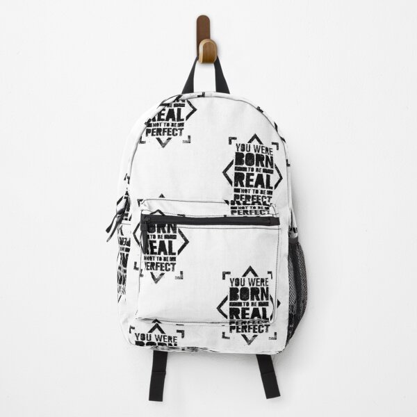 Item preview, Born to Be Real, Not Perfect: Typography Design in Bold Black designed and sold by DigitalGraphic1.