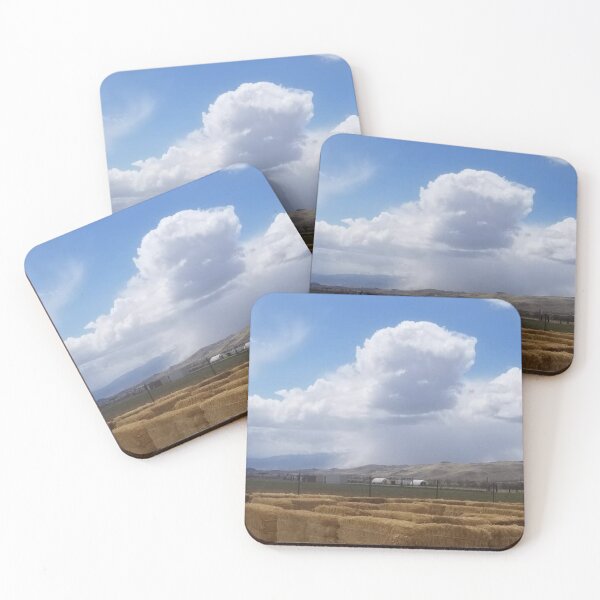 Item preview, hay maze in fall in front of forming cloud wall  designed and sold by holylandzreiki.