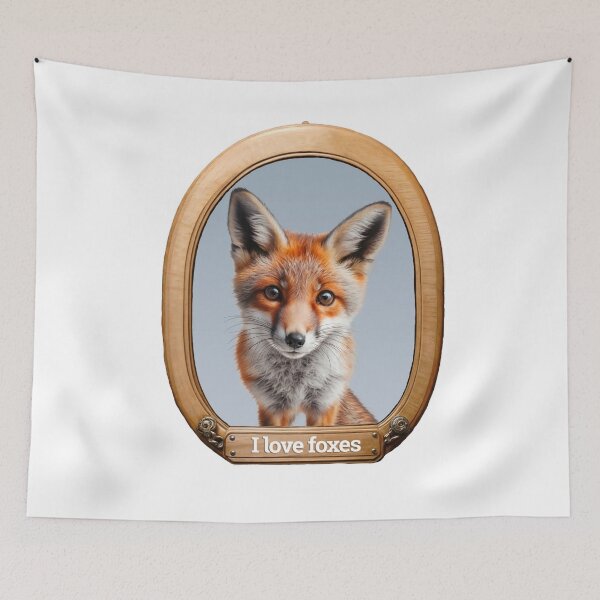 Item preview, I love foxes designed and sold by anderlee.