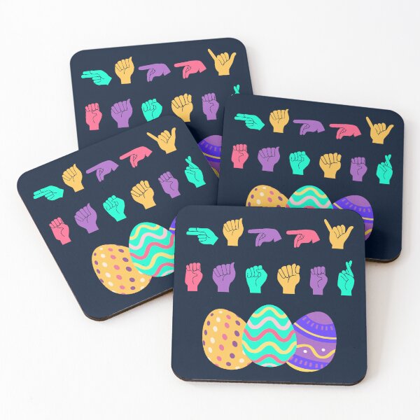 Item preview, ASL Happy Easter I - Cute Easter designed and sold by Lemon Pepper.