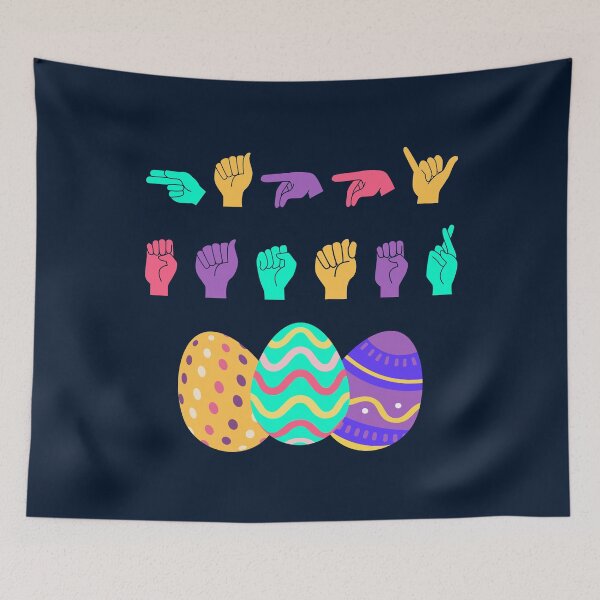 Item preview, ASL Happy Easter I - Cute Easter designed and sold by Lemon Pepper.