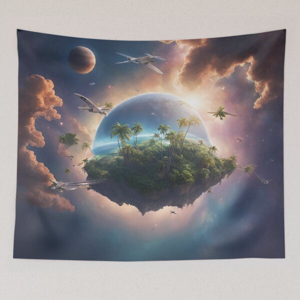 Item preview, Mysterious Flying Island: Escape from Reality designed and sold by Slowianeczka.