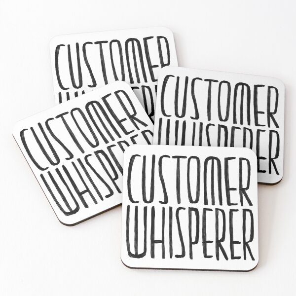 Item preview, Customer Whisperer, Customer Service designed and sold by badlydrawnbabe.