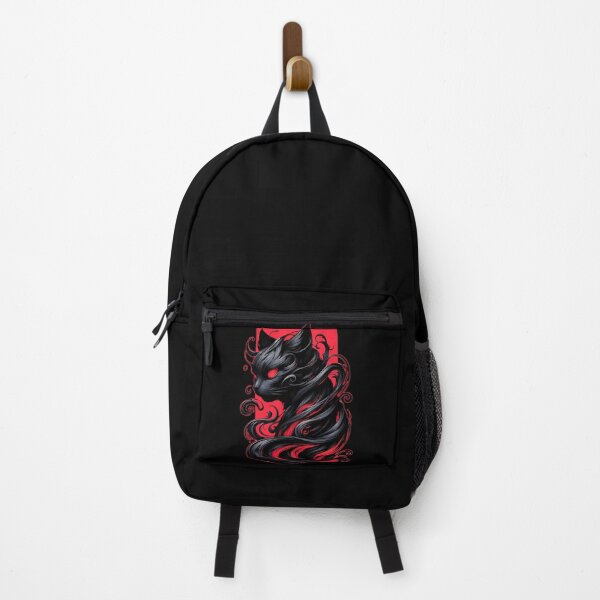 Item preview, Cool Funny Abstract Art Black Cat Demon designed and sold by TomFrontierArt.