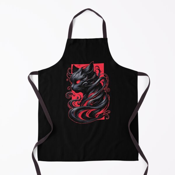 Item preview, Cool Funny Abstract Art Black Cat Demon designed and sold by TomFrontierArt.