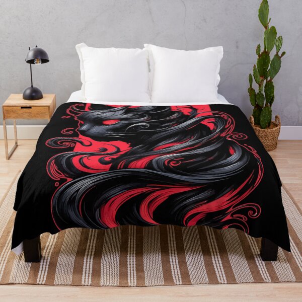 Item preview, Cool Funny Abstract Art Black Cat Demon designed and sold by TomFrontierArt.