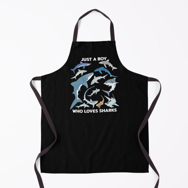 Item preview, Just a boy who loves Sharks Blue Shark Hammerhead Mako Shark designed and sold by NicGrayGraphic.