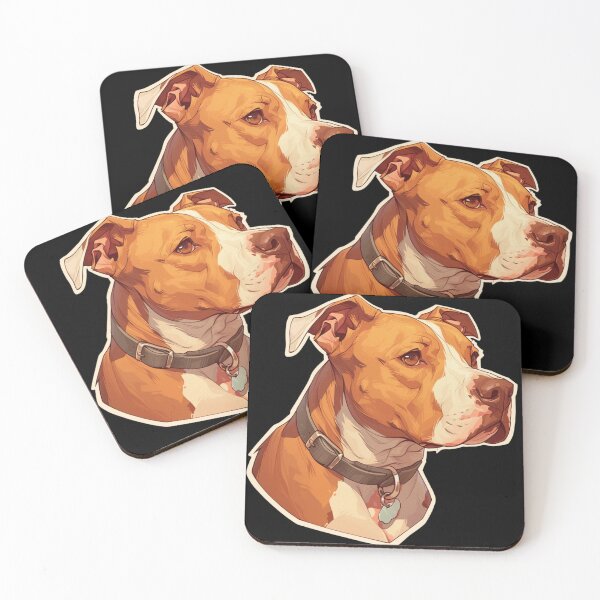 Item preview, Lindo cachorro de stafford bull terrier // lindo diseño de cachorro de stafford bull terrier // stafford bull terrier Tapetes para perros, lindos pañuelos para mascotas cachorros, Cachorros lindos Póster designed and sold by SMARTKIT DESIGNAGENCY.