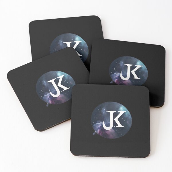 Item preview, A minimalistic logo using the letters J & K Make the letter defined and prominent. Incorporate a galaxy style into it designed and sold by thima shop.