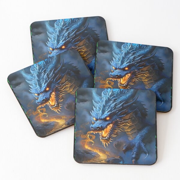 Item preview, The Fury of the Blue Dragon designed and sold by Glineur.