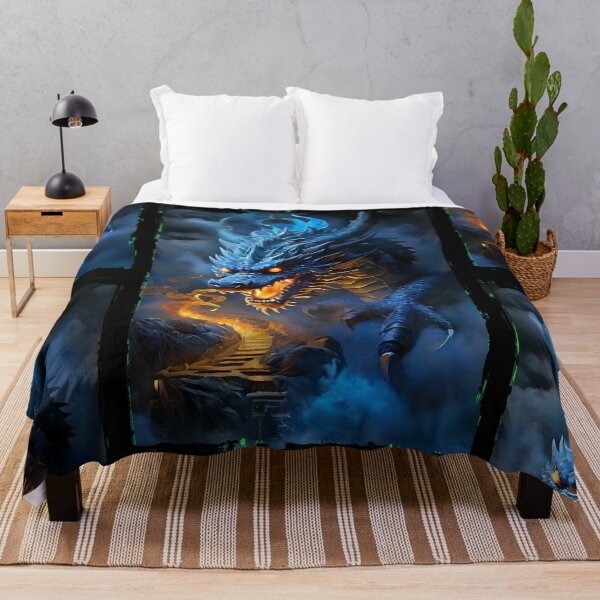 Item preview, The Fury of the Blue Dragon designed and sold by Glineur.