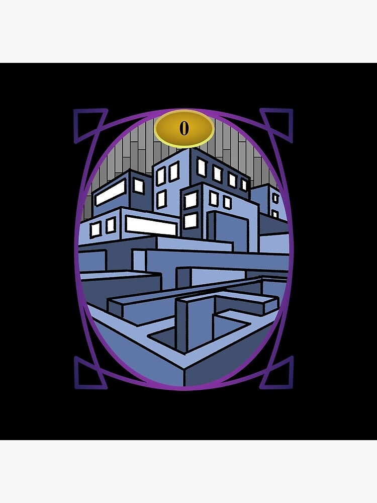 Thumbnail 2 of 2, Tote Bag, Bezek Tarot 0: The Veiled Maze designed and sold by ZanderverZ.