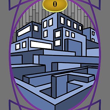 Artwork thumbnail, Bezek Tarot 0: The Veiled Maze by ZanderverZ
