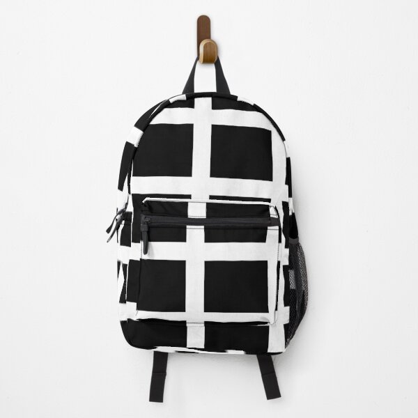 Item preview, Black and white cross square art customized designed and sold by theparkfact0.