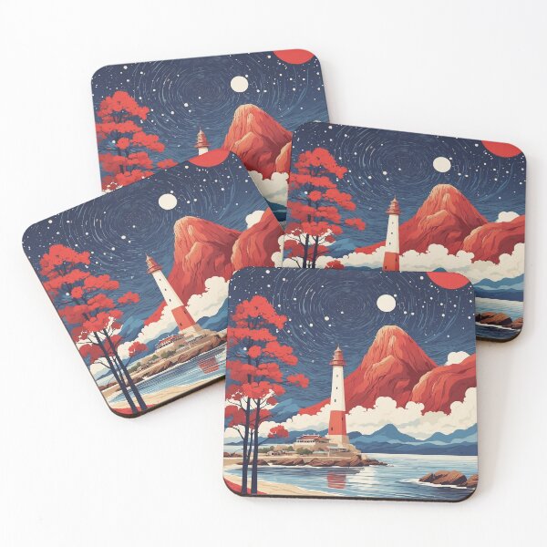 Item preview, Pohang South Korea Starry Night Tourism Vintage Poster designed and sold by TravelersGems.