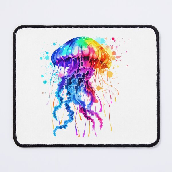 Item preview, Iridescent Jellyfish Watercolor Painting designed and sold by TeeARTHY.