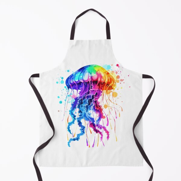 Item preview, Iridescent Jellyfish Watercolor Painting designed and sold by TeeARTHY.