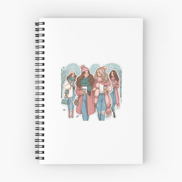 Item preview, Gleam Graphics - winter sticker female designed and sold by naivnoia.