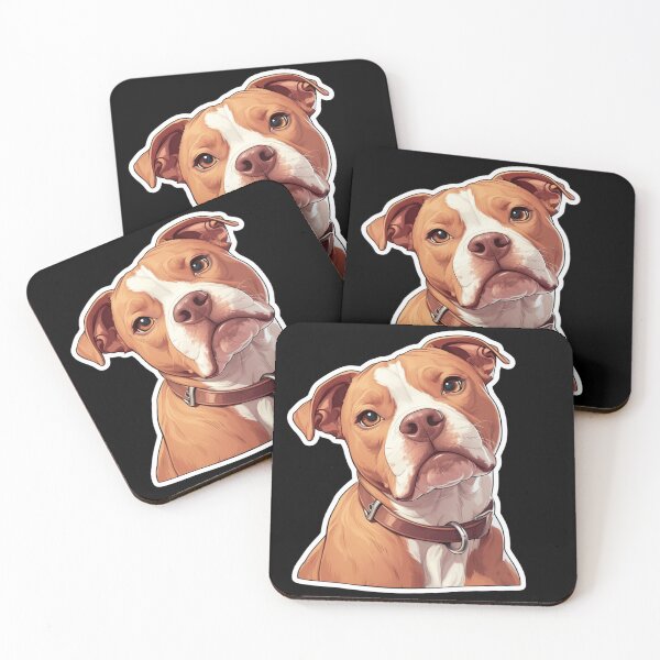 Item preview, Lindo cachorro de stafford bull terrier // lindo diseño de cachorro de stafford bull terrier // stafford bull terrier Tapetes para perros, lindos pañuelos para mascotas cachorros, Cachorros lindos Póster designed and sold by SMARTKIT DESIGNAGENCY.