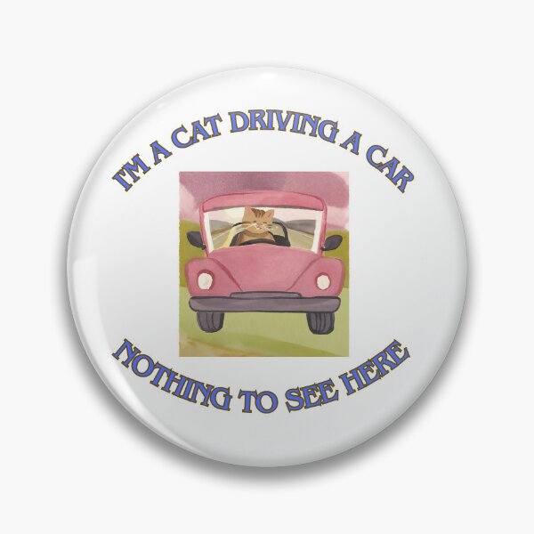 Item preview, I'm a cat driving a car 1 designed and sold by LorenzoArtZa.