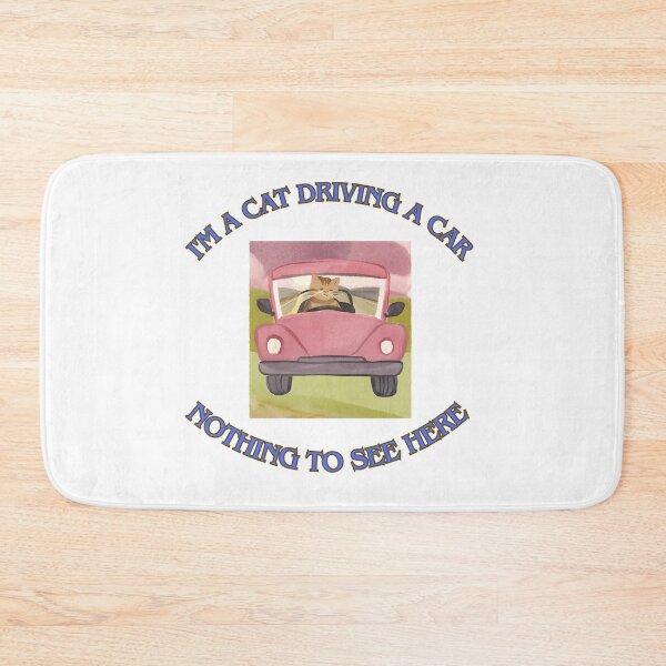 Item preview, I'm a cat driving a car 1 designed and sold by LorenzoArtZa.