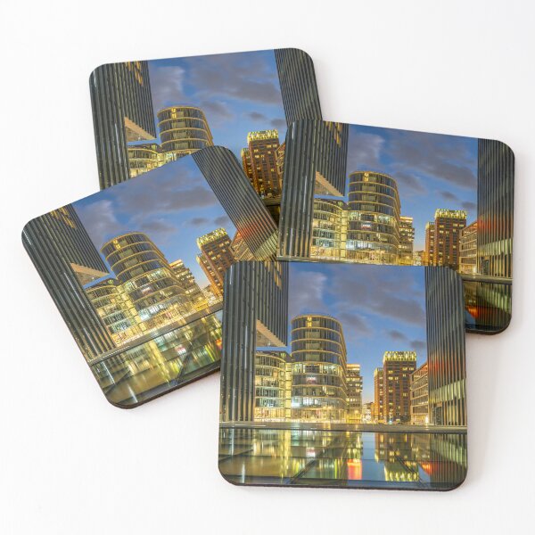 Item preview, Düsseldorf media harbor skyline designed and sold by reisefoto.