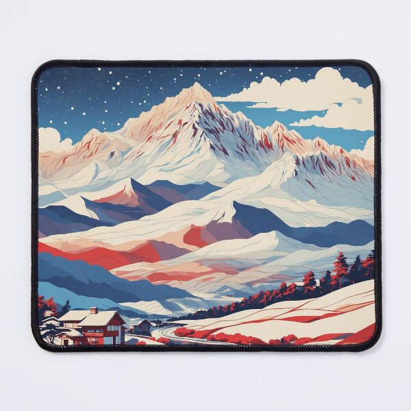 Item preview, Pyeongchang County South Korea Starry Night Tourism Vintage Poster designed and sold by TravelersGems.