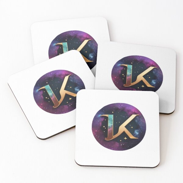 Item preview, A minimalistic logo using the letters J & K Make the letter defined and prominent. Incorporate a galaxy style into it designed and sold by thima shop.